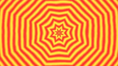 Colorful spiral pattern with radial lines in bright hues Stock Footage 338277386