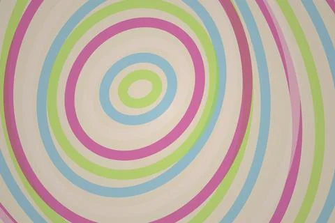 Colorful spiral pattern on a smooth surface Stock Photos
