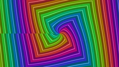 Colorful spiral patterns create visual interest in Stock Footage 338122697