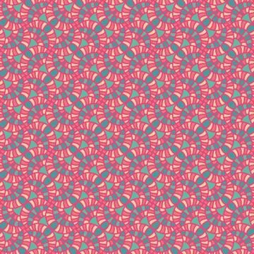 Colorful spiral seamless patterns Illustrazione stock