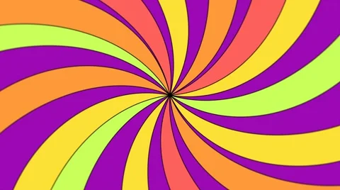 Colorful spiral vortex looping background Stock Footage 68291251