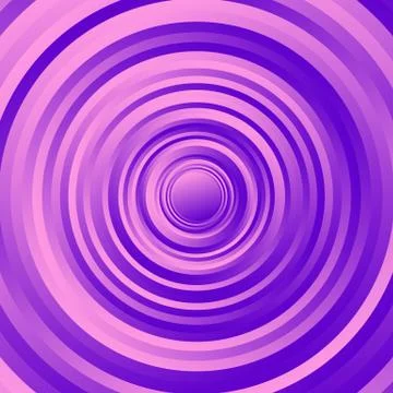 Colorful spirally circle pattern. Rotating circles with gradient fills. Stock-Illustration