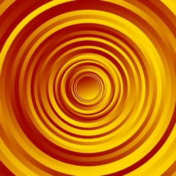 Colorful spirally circle pattern. Rotating circles with gradient fills. Stock Illustration