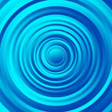 Colorful spirally circle pattern. Rotating circles with gradient fills. Illustrazione stock