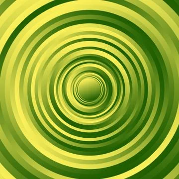 Colorful spirally circle pattern. Rotating circles with gradient fills. Illustrazione stock