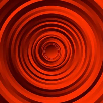 Colorful spirally circle pattern. Rotating circles with gradient fills. Illustrazione stock