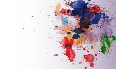 Colorful splash background Stock Illustration