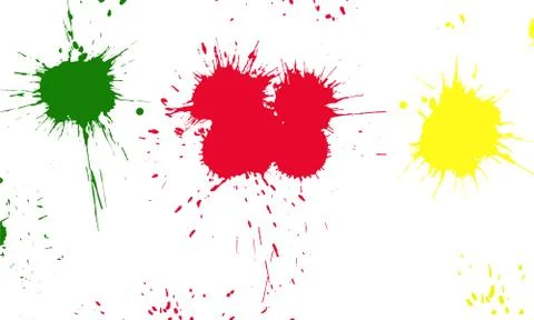 Colorful splash paint effect vector Stock Illustration