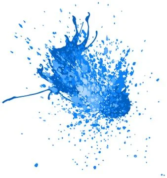 Colorful splashes of paint Stock-Illustration