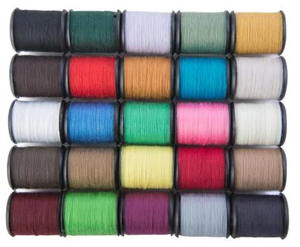 Colorful Spool Set Stock Photos