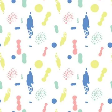 Colorful spot seamless pattern Stock Illustration