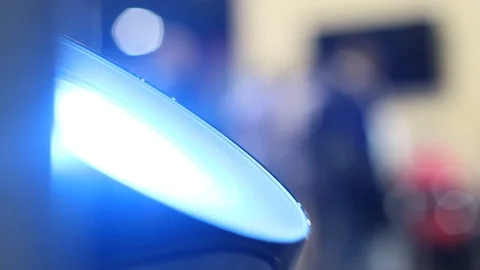 Colorful Spotlight Stock Footage 87134793