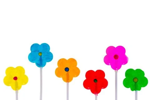 Colorful spring background with copy space Stock Photos