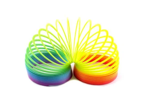 Colorful spring on a white background Stock Photos