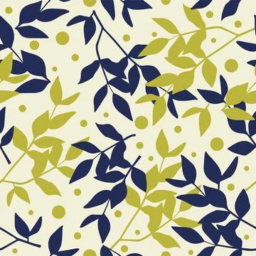 Colorful springtime flourish pattern. Easter celebration decoration seamles.. 스톡 일러스트