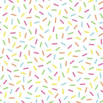 Colorful sprinkle seamless pattern 库存插图