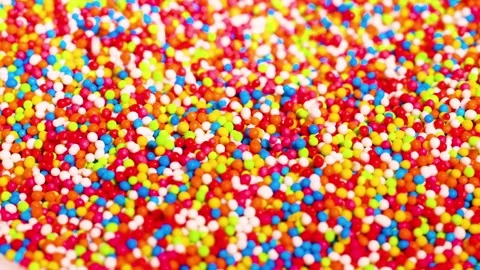 Colorful Sprinkles in Motion Vídeos de archivo 305539989