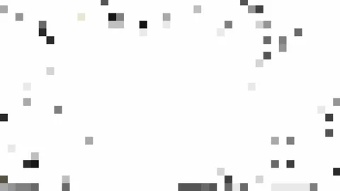 Colorful square 8 bit pixel background, pixel cube Stock Footage 136900643