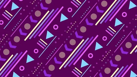 Colorful square and circle falling background 4k animation design Stock Footage 239726295