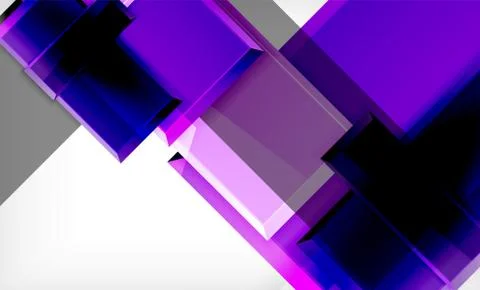 Colorful square and rectangle blocks background Stock Illustration