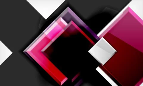 Colorful square and rectangle blocks background Stock Illustration