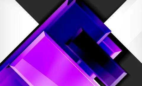 Colorful square and rectangle blocks background Stock Illustration