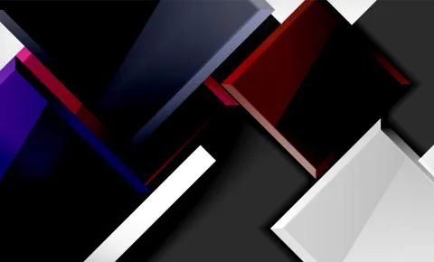 Colorful square and rectangle blocks background Stock Illustration