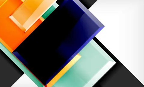 Colorful square and rectangle blocks background 스톡 일러스트