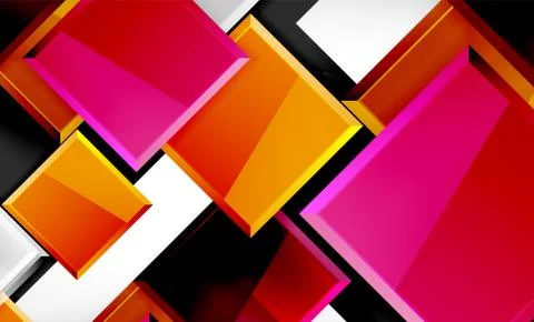 Colorful square and rectangle blocks background 스톡 일러스트