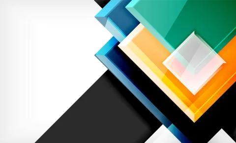 Colorful square and rectangle blocks background 스톡 일러스트