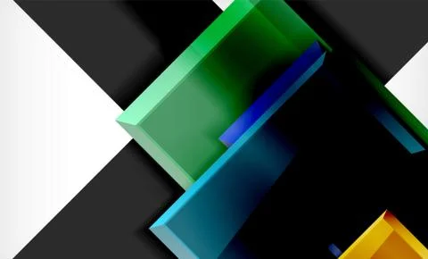 Colorful square and rectangle blocks background 스톡 일러스트