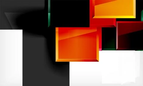 Colorful square and rectangle blocks background 스톡 일러스트