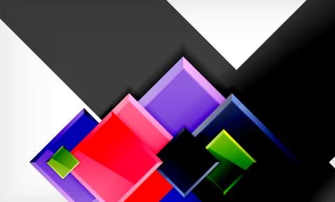 Colorful square and rectangle blocks background 스톡 일러스트