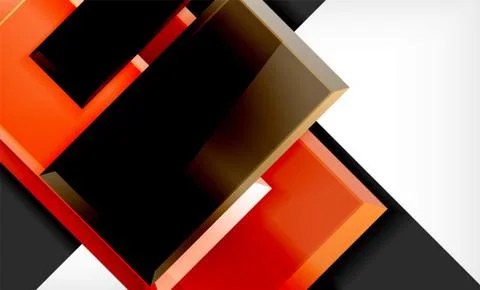 Colorful square and rectangle blocks background Stock Illustration