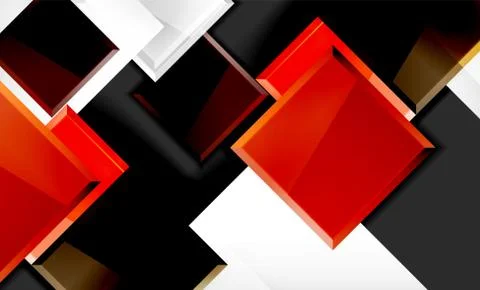 Colorful square and rectangle blocks background Stock Illustration