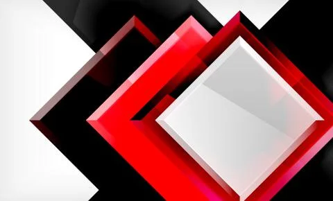 Colorful square and rectangle blocks background Illustrazione stock
