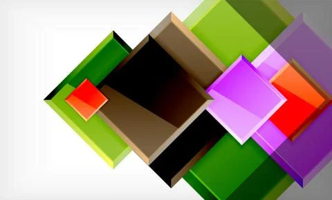 Colorful square and rectangle blocks background 스톡 일러스트