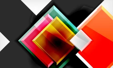 Colorful square and rectangle blocks background 스톡 일러스트