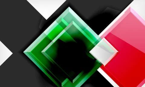 Colorful square and rectangle blocks background Stock Illustration