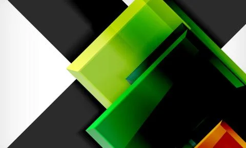 Colorful square and rectangle blocks background 스톡 일러스트