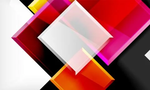 Colorful square and rectangle blocks background 스톡 일러스트
