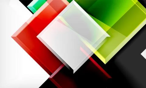 Colorful square and rectangle blocks background Stock Illustration