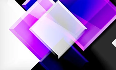 Colorful square and rectangle blocks background Stock Illustration