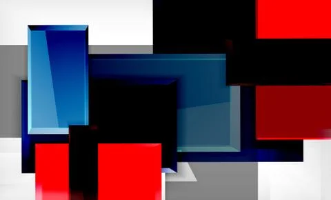 Colorful square and rectangle blocks background 스톡 일러스트