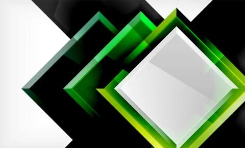 Colorful square and rectangle blocks background Stock Illustration