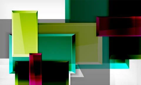 Colorful square and rectangle blocks background 스톡 일러스트