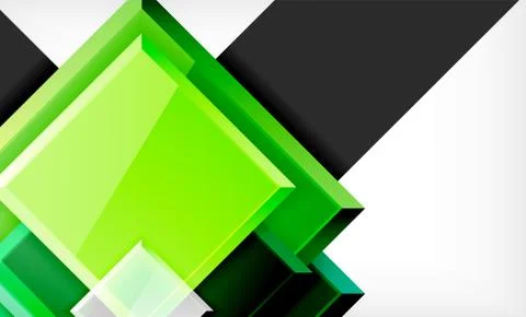 Colorful square and rectangle blocks background Illustrazione stock