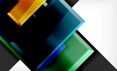 Colorful square and rectangle blocks background 스톡 일러스트