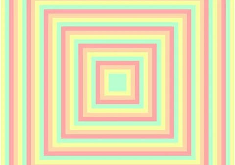 Colorful square background with abstract theme Stock Illustration