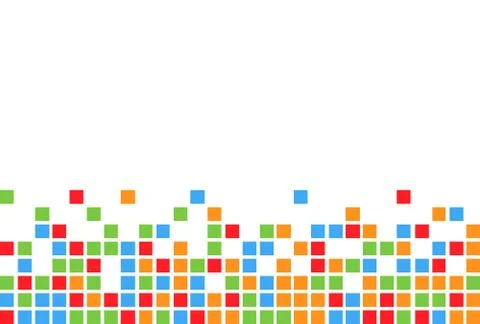 Colorful square background Stock Illustration